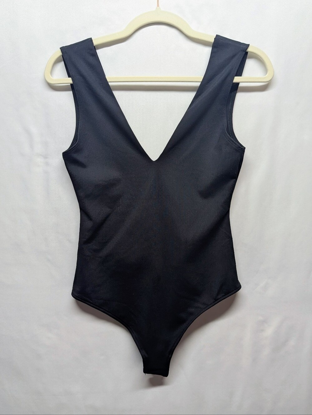 Nwot Free People Black One-Piece Swimsuit - Classic V-Neck